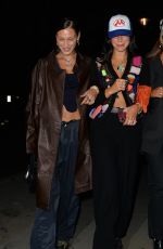 BELLA HADID and DUA LIPA Night Out in London 08/20/2021