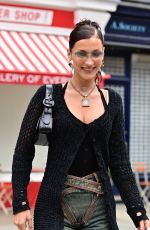 BELLA HADID at Chiltern Firehouse in London 08/20/2021