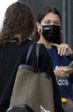 BELLA HADID Boarding a Private Jet in Ibiza 08/15/2021