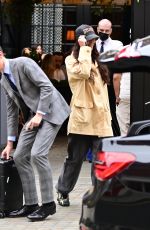 BELLA HADID Leaves Chiltern Firehouse in London 08/21/2021
