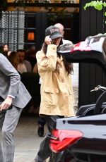 BELLA HADID Leaves Chiltern Firehouse in London 08/21/2021