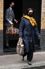 BELLA HADID Leaves Chiltern Firehouse in London 08/26/2021
