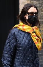 BELLA HADID Leaves Chiltern Firehouse in London 08/26/2021