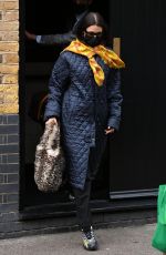BELLA HADID Leaves Chiltern Firehouse in London 08/26/2021