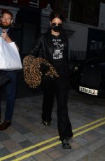 BELLA HADID Night Out in London 08/18/2021