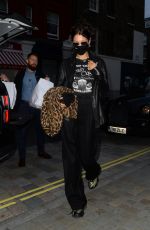 BELLA HADID Night Out in London 08/18/2021