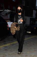 BELLA HADID Night Out in London 08/18/2021