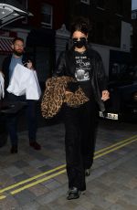 BELLA HADID Night Out in London 08/18/2021