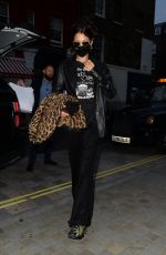 BELLA HADID Night Out in London 08/18/2021
