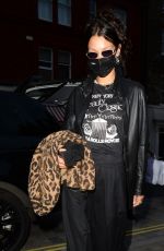 BELLA HADID Night Out in London 08/18/2021