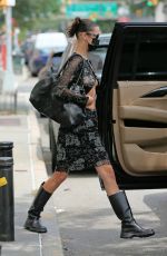 BELLA HADID Out and About in New York 08/01/2021