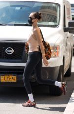 BELLA HADID Out in New York 08/06/2021