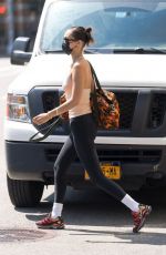 BELLA HADID Out in New York 08/06/2021