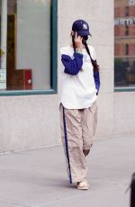 BELLA HADID Out in New York 08/09/2021