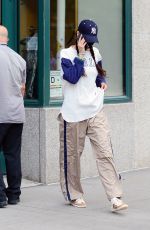 BELLA HADID Out in New York 08/09/2021