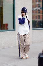 BELLA HADID Out in New York 08/09/2021