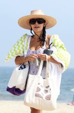 BETHENNY FRANKEL in Swimsuit at a Beach in Hamptons 08/11/2021