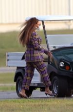 BEYONCE Arrives at a Heliport in The Hamptons 08/17/2021