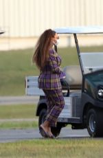 BEYONCE Arrives at a Heliport in The Hamptons 08/17/2021