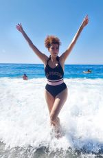 BLANCA BLANCO in Swimsuiit at a Beach in Sicily 08/06/2021