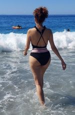 BLANCA BLANCO in Swimsuiit at a Beach in Sicily 08/06/2021