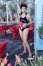 BLANCA BLANCO in Swimsuiit at a Beach in Sicily 08/06/2021