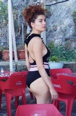 BLANCA BLANCO in Swimsuiit at a Beach in Sicily 08/06/2021