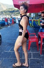 BLANCA BLANCO in Swimsuiit at a Beach in Sicily 08/06/2021