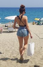 BLANCA BLANCO in Swimsuit at a Beach in Sicily 08/22/2021