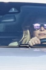 BRITNEY SPEARS and Sam Asghari Out Driving in Los Angeles 08/17/2021