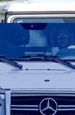 BRITNEY SPEARS Out Driving in Calabasas 08/21/2021