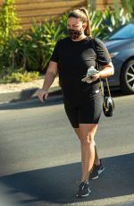 BRITTANY CATWRIGHT Heading to a Gym in Los Angeles 08/05/2021