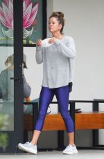 BROOKE BURKE at Country Mart in Malibu 08/18/2021