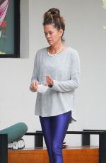 BROOKE BURKE at Country Mart in Malibu 08/18/2021