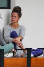 BROOKE BURKE at Country Mart in Malibu 08/18/2021