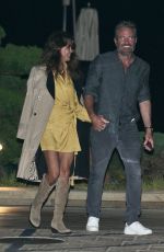 BROOKE BURKE Out for Dinner at Nobu in Malibu 08/16/2021