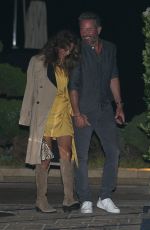BROOKE BURKE Out for Dinner at Nobu in Malibu 08/16/2021