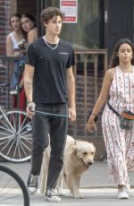 CAMILA CABELLO and Shawn Mendes Out with Their Dog in Toronto 08/12/2021