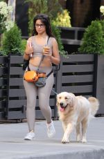 CAMILA CABELLO Out with Her Dog Tarzan in Toronto 08/13/2021