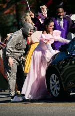 CAMILA CABELLO Performs Cinderella themed Crosswalk Concert for James Corden Late Show 08/27/2021