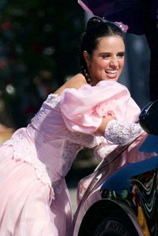CAMILA CABELLO Performs Cinderella themed Crosswalk Concert for James Corden Late Show 08/27/2021