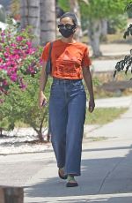 CAMILA MENDES Out for Coffee in Los Angeles 08/24/2021