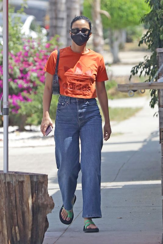 CAMILA MENDES Out for Coffee in Los Angeles 08/24/2021