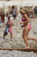 CAPRICE BOURRET in Bikini at a Beach in Ibiza 08/02/2021