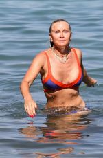 CAPRICE BOURRET in Bikini at a Beach in Ibiza 08/23/2021