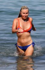 CAPRICE BOURRET in Bikini at a Beach in Ibiza 08/23/2021