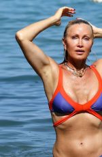 CAPRICE BOURRET in Bikini at a Beach in Ibiza 08/23/2021