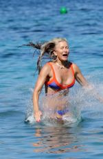 CAPRICE BOURRET in Bikini at a Beach in Ibiza 08/23/2021