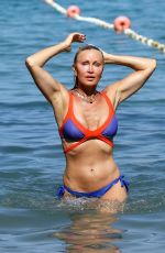 CAPRICE BOURRET in Bikini at a Beach in Ibiza 08/23/2021