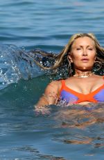 CAPRICE BOURRET in Bikini at a Beach in Ibiza 08/23/2021